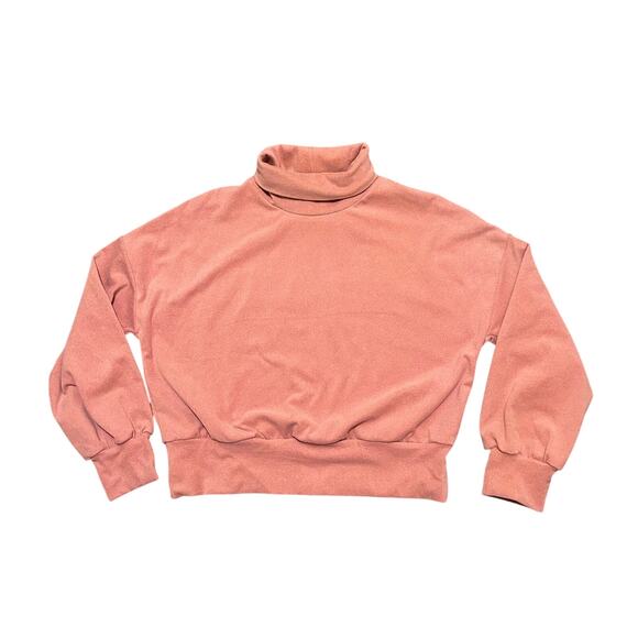 Cherish Sweaters - Cherish turtle neck pullover velvet peach color size small, NWOT